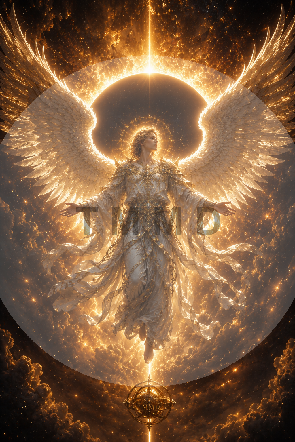 Ángel del Eclipse Radiante
