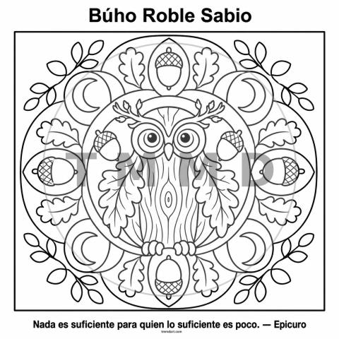 Wise Oak Owl