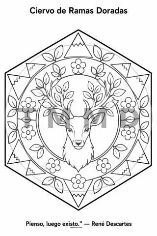 Deer of Golden Branches