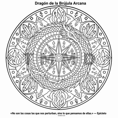 Arcane Compass Dragon
