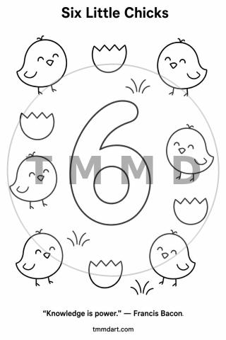 Six Little Chicks