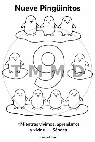 Nine Little Penguins