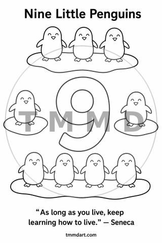 Nine Little Penguins