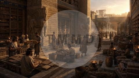 Dawn Over the Library of Nineveh