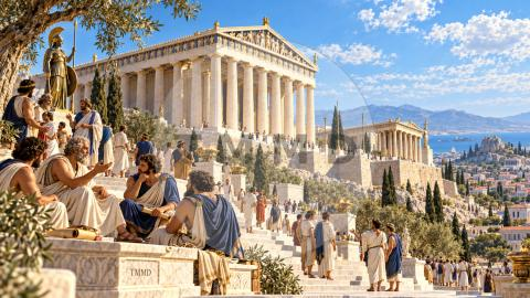 Athenian Acropolis at Noon
