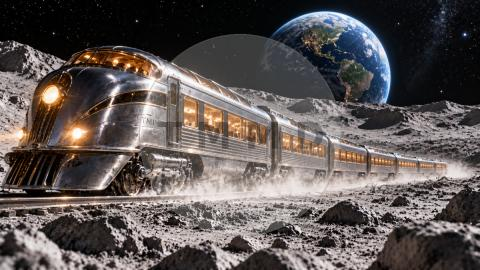 Midnight Lunar Train