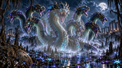 Hidra del pantano estelar / Hydra of the Starry Swamp
