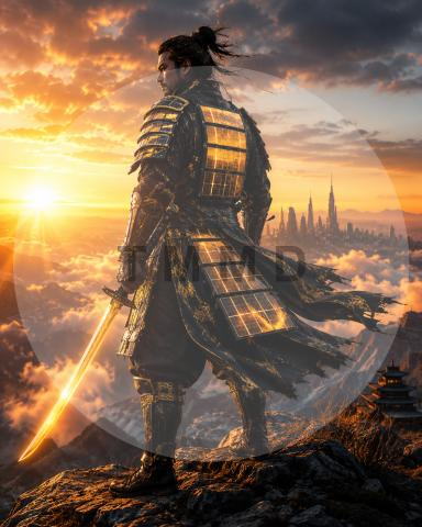 Solar Samurai at Dawn