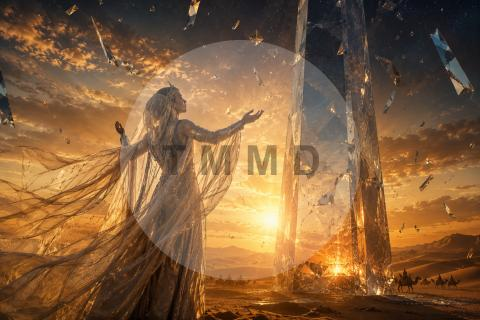 Desert Oracle of Glass
