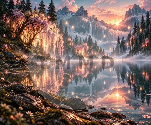 Mist Over Mirror Lake