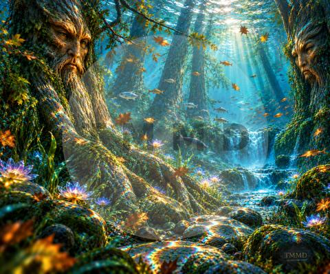 Rainbow in the Sunken Forest