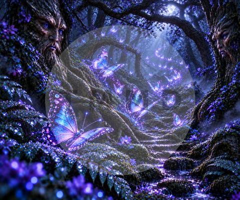 Midnight Butterflies