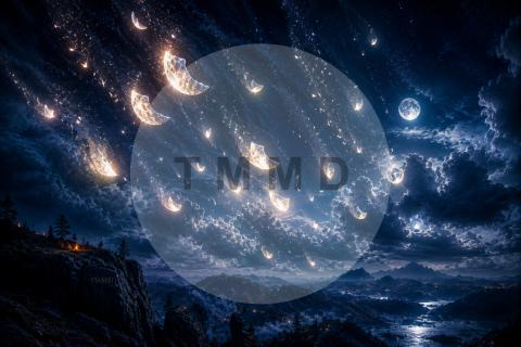 Lluvia de Lunas Fragmentadas
