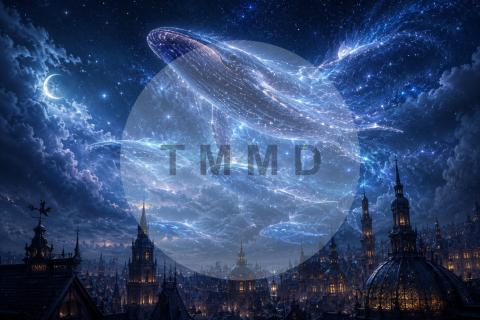 Sky of Luminous Whales