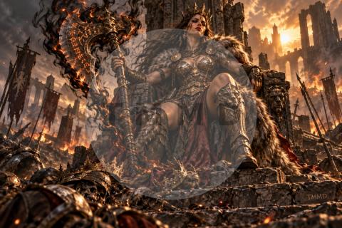 Barbarian Queen of Black Fire