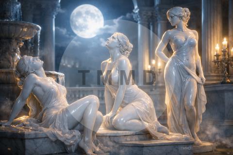 Carrara Whispers Beneath the Moon