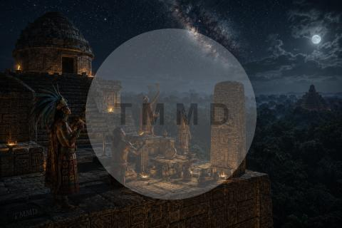 Maya Observatory Night