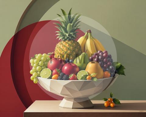 BOWL OF TROPICAL FRUITS