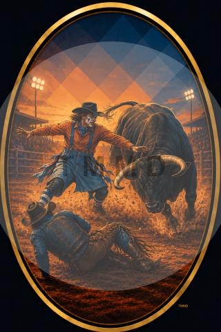 Rescate de payaso de rodeo