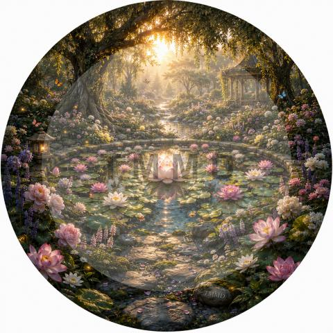 Dawn Lotus Pond of Peace