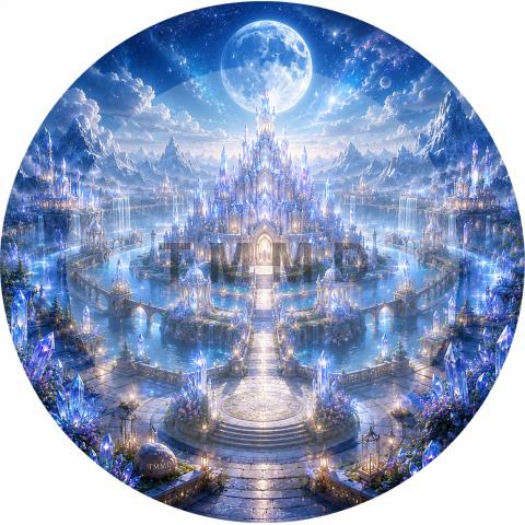 Reino de Cristal bajo la Luna Azul