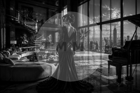 Enigma en el salón panorámico