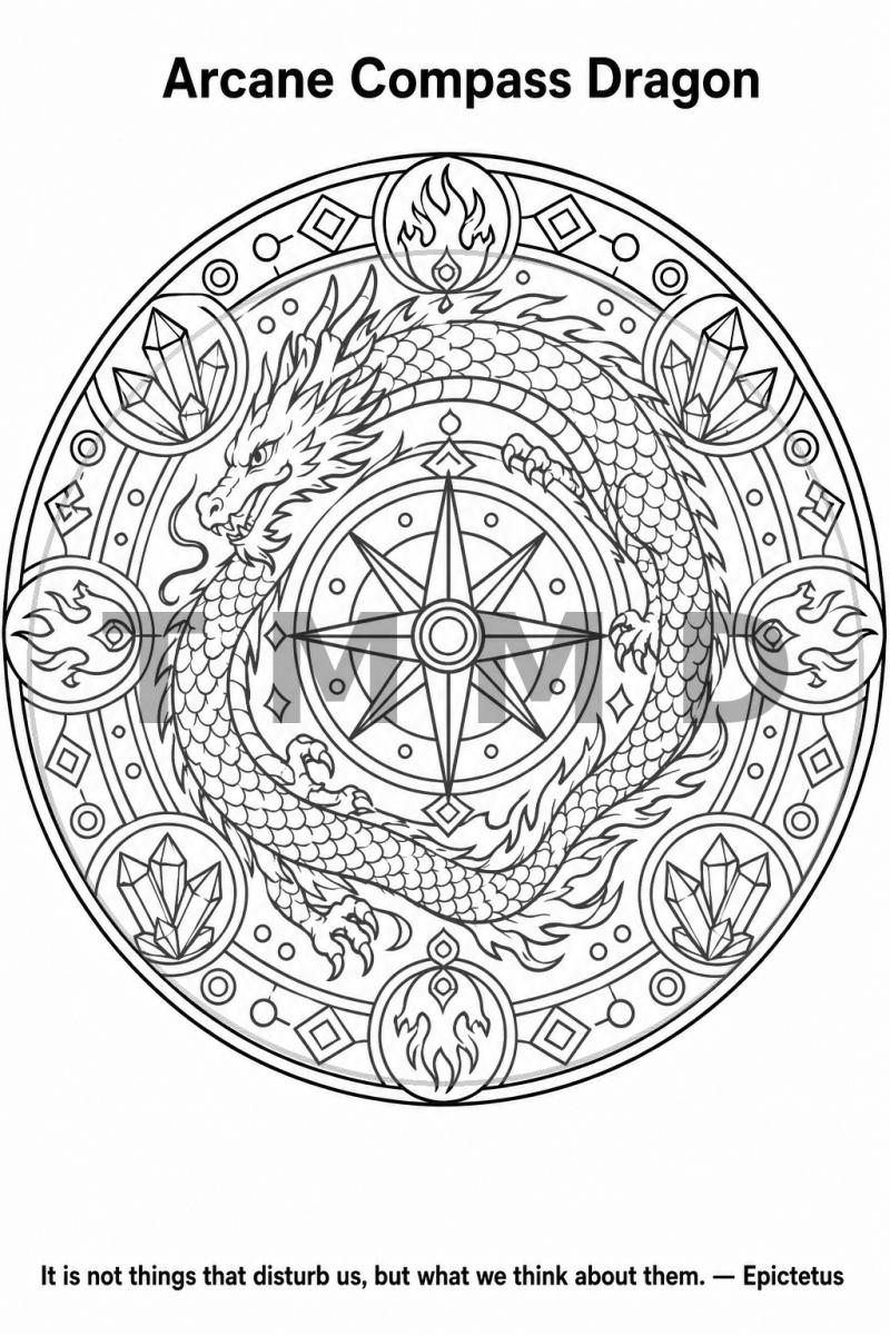 Arcane Compass Dragon