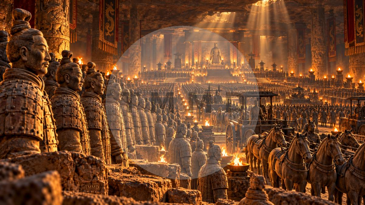 Guerreros de terracota al despertar