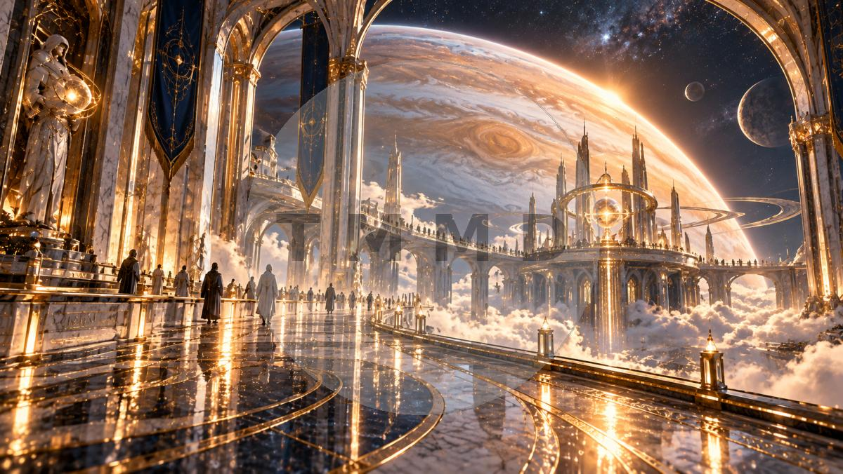 Orbital Temple at Dawn