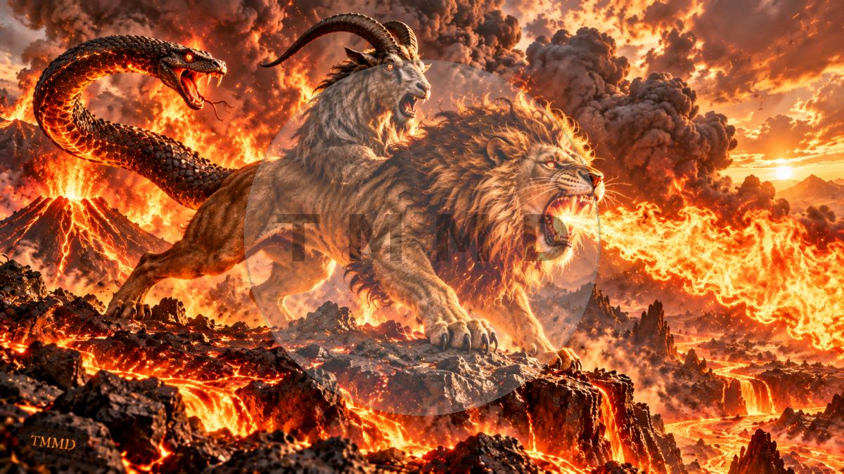 Quimera sobre el volcán rojo