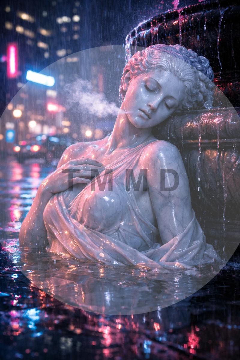 Rain on Marble Shoulders