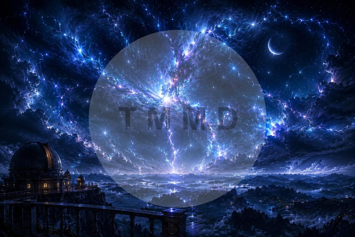 Storm of Blue Stars
