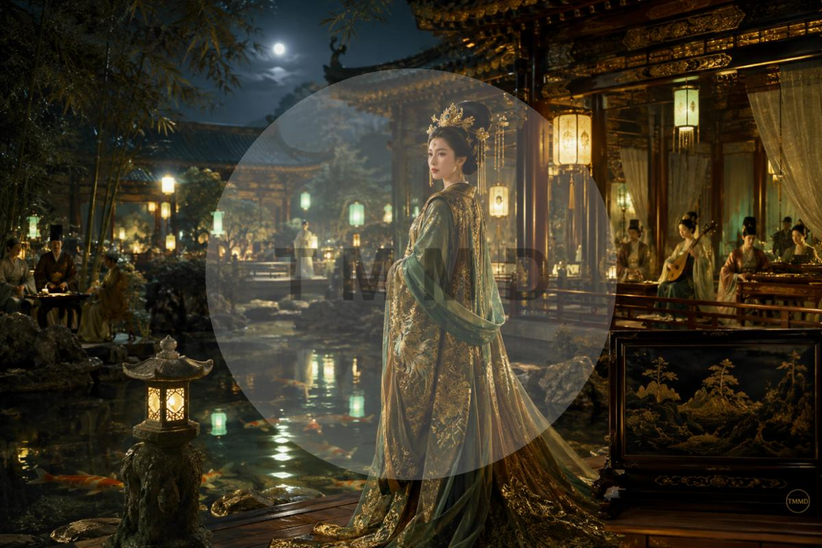Emperatriz Han bajo Faroles de Jade