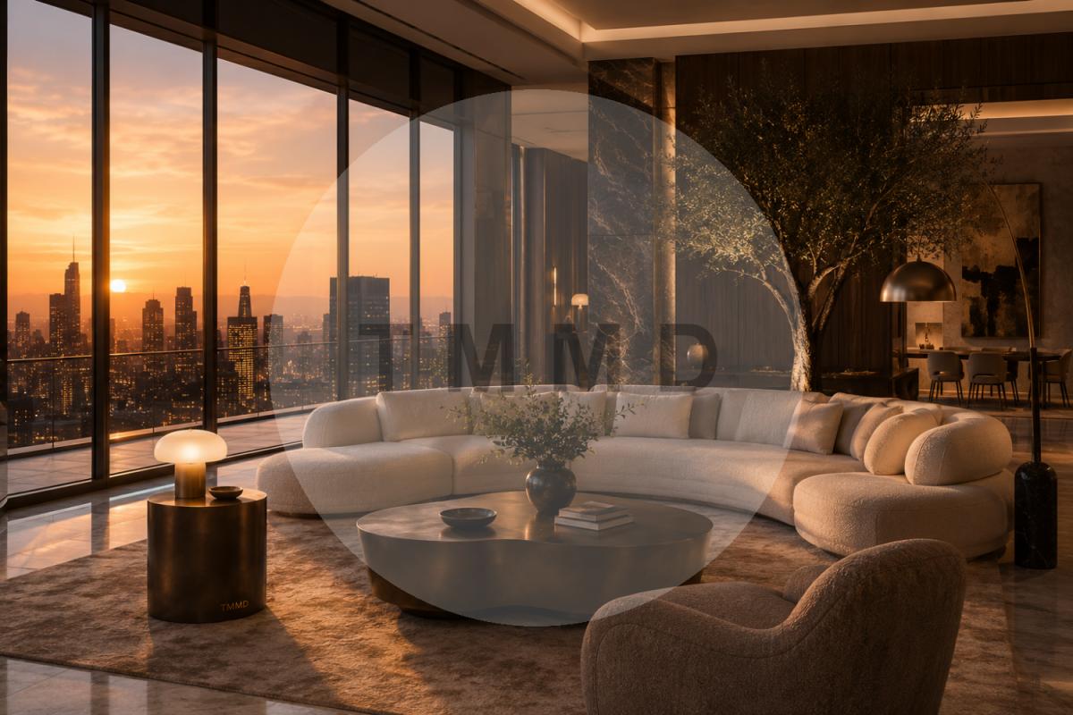 Marble Penthouse at Sunset
