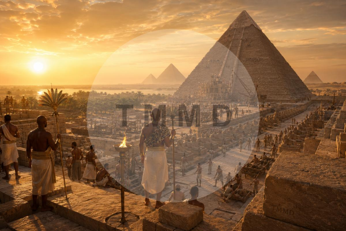Amanecer en Giza