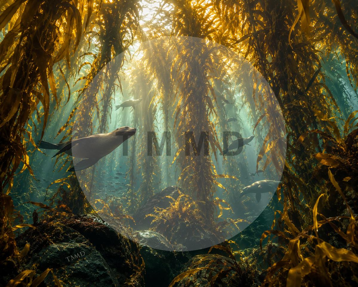 Bosque de Kelp Dorado