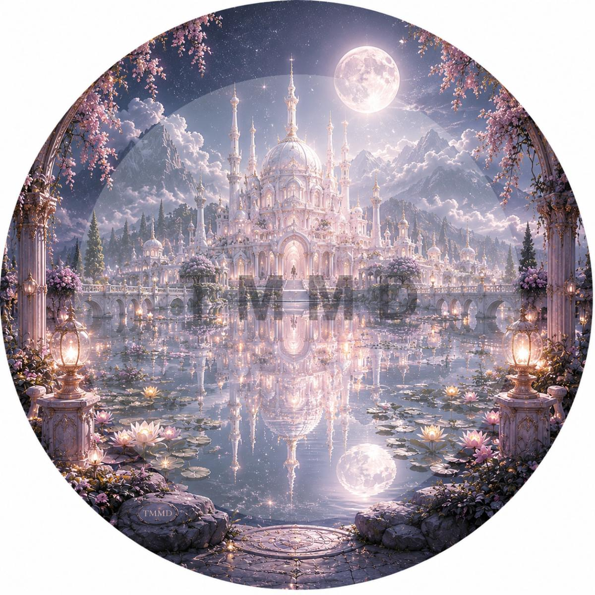 Palacio de Nácar en el Lago Espejo