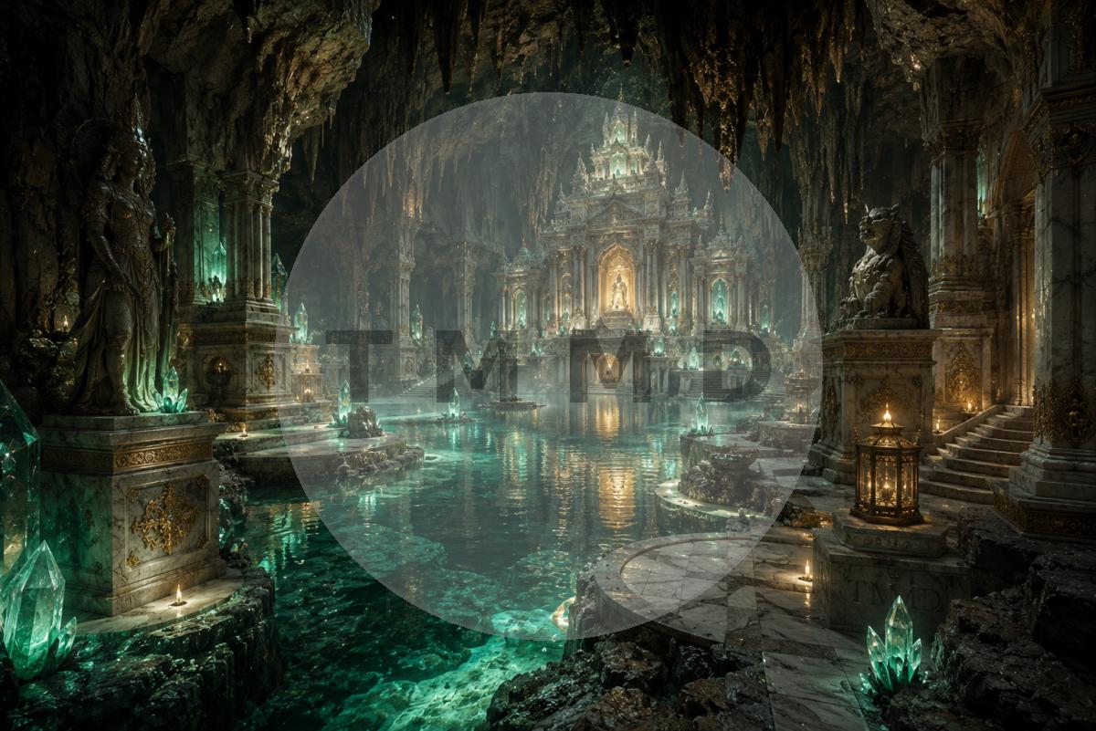 Santuario Subterráneo de Luz Esmeralda
