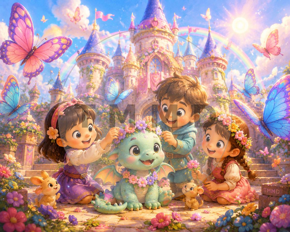El castillo de las mariposas amigas