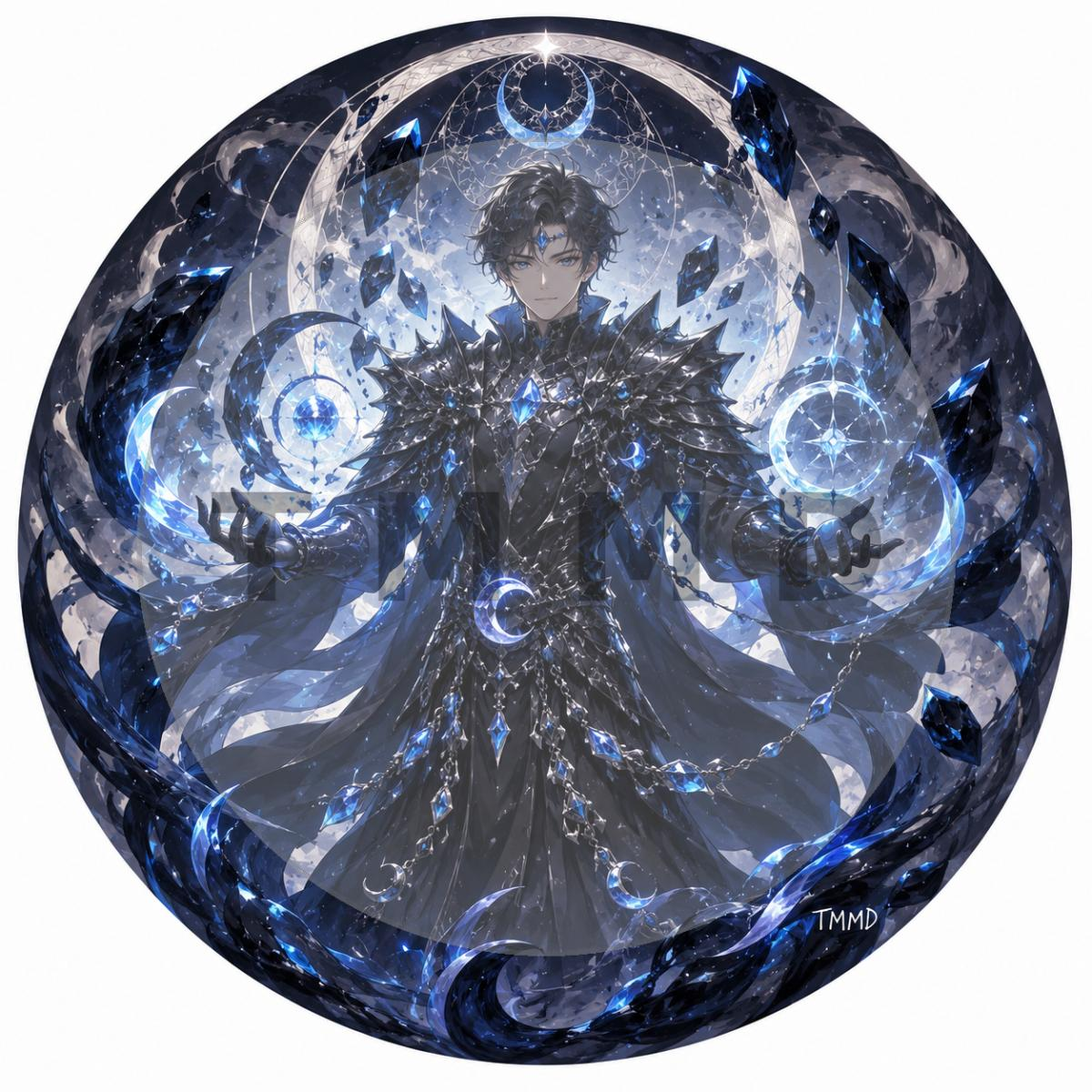 Hechicero de Obsidiana Azul