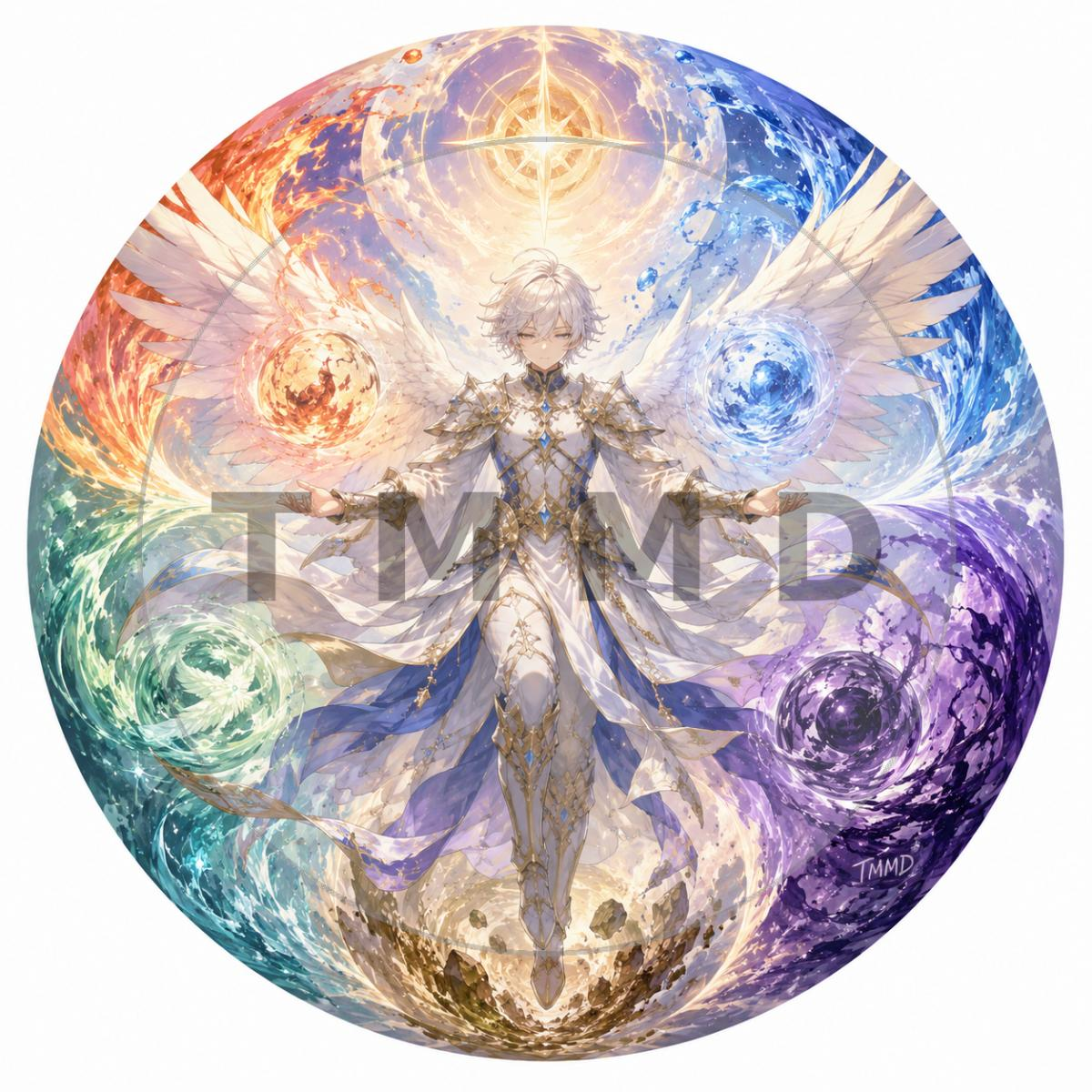 Ángel Manga de Aurora Elemental